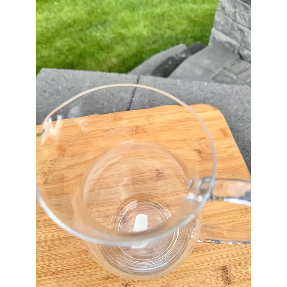 Vintage Christofle French Clear Crystal Water Pitcher Jug 48 oz